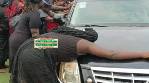 Tears as Akufo-Addo’s driver who died in accident laid to rest in Gomoa Kweikrom [Photos]