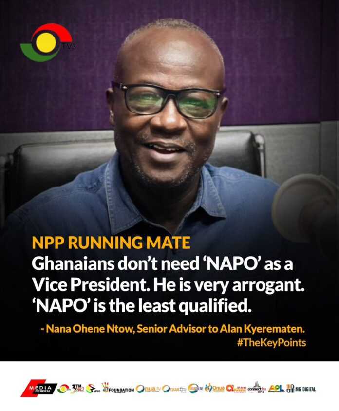 Opoku Prempeh is the least qualified – Ohene Ntow