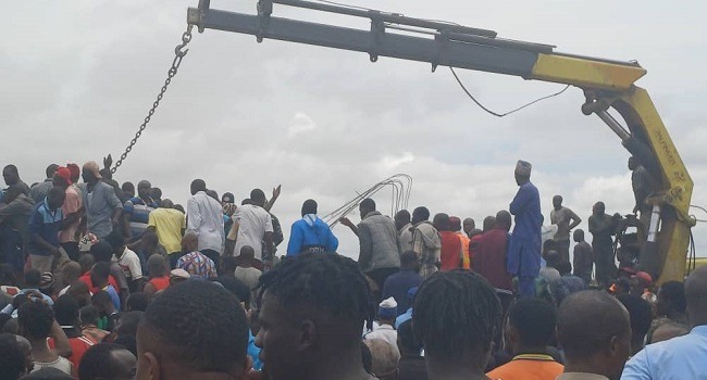 SaharaReporters learnt that panicked parents have flocked to the scene, overcome with grief.
Emergency responders, including soldiers and police, are currently conducting rescue efforts to extricate the trapped students.