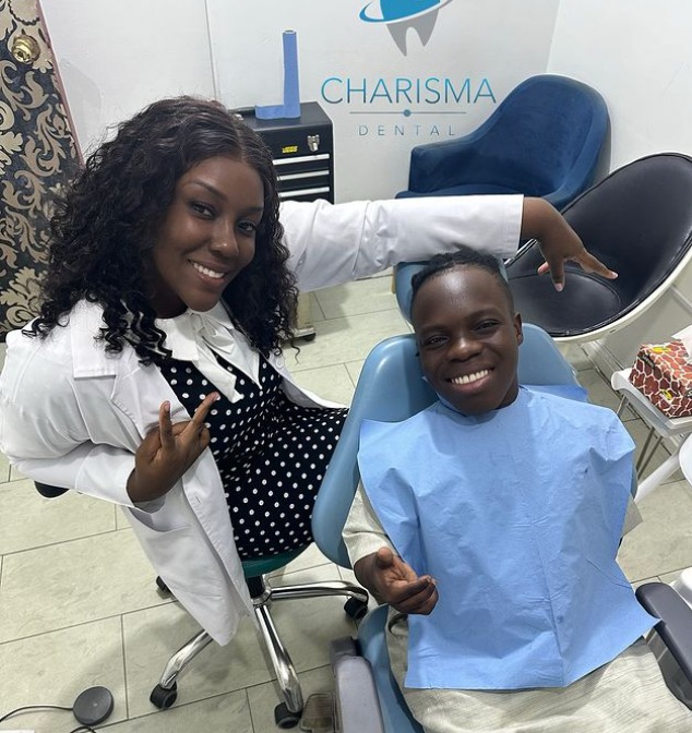 Stonebwoy’s Wife Performs Dental Transformation on Shatta Bandle