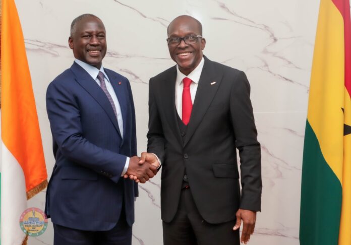 President of Cote D'Ivoire's National Assembly Visits Speaker Bagbin