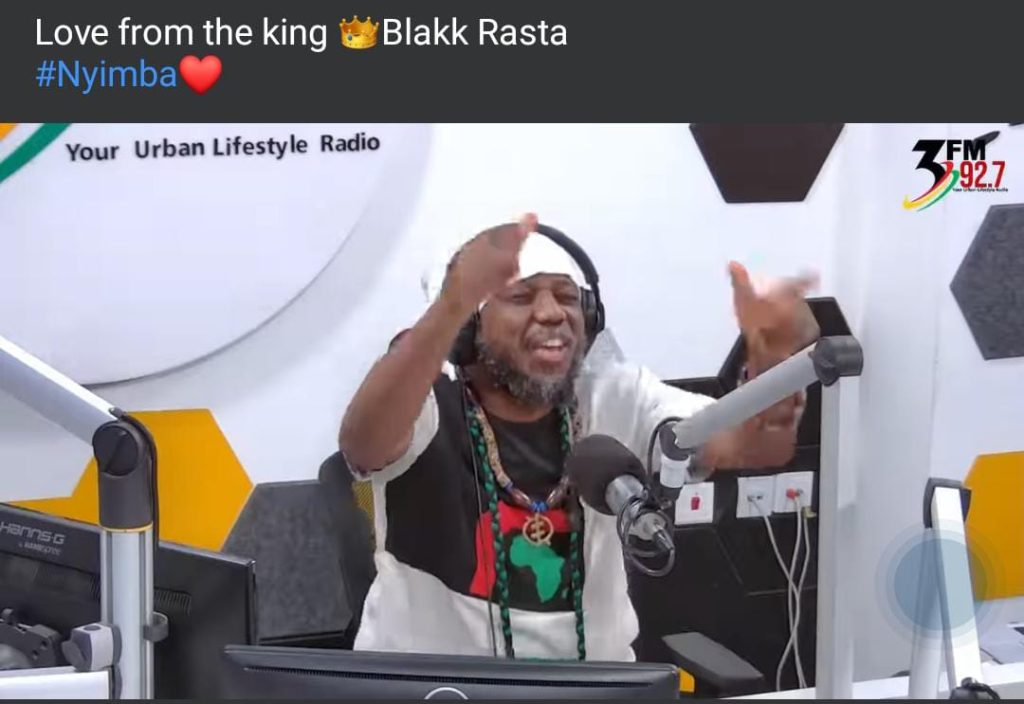 Blakk Rasta Praises Lazzy Bowy's Hit Song "Sheegee" on 3FM Drive