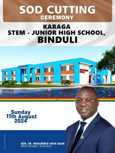 STEM Junior High School Initiative Launched in Karaga District by Finance Minister