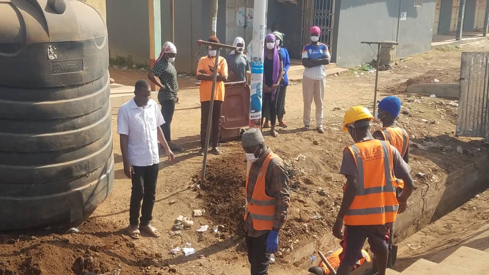 Graduating Students of D.M. Sky and Construction Technical Institute Give Back to Community Through Clean-Up Exercise in Tamale