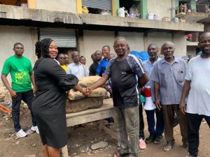 Adum Fire Recovery: Amansie Rural Bank Aids Traders in Market Rebuilding Efforts