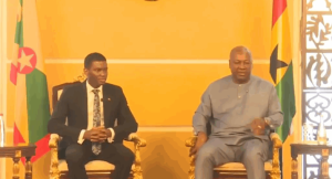 Grenada’s Prime Minister Dickon Mitchell reveals Akan heritage in Ghana visit