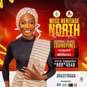 Iddrisu Suad represents Nanung at Miss Heritage North 2025
