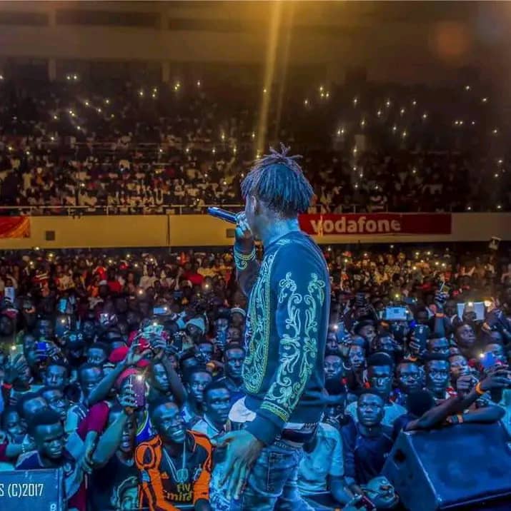 Fancy Gadam Lights Up Fans With a Powerful Performance at His Recent Show